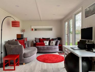 Inside garden room picture Inside garden room picture