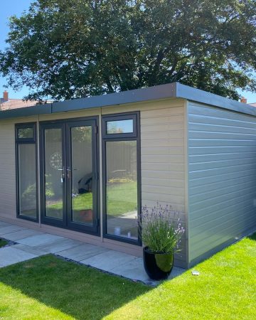 insulated garden buildings garden rooms Wrexham